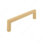 Richelieu Rectangular Pull Handle - 5.43-in - Contemporary - Aurum Brushed Gold