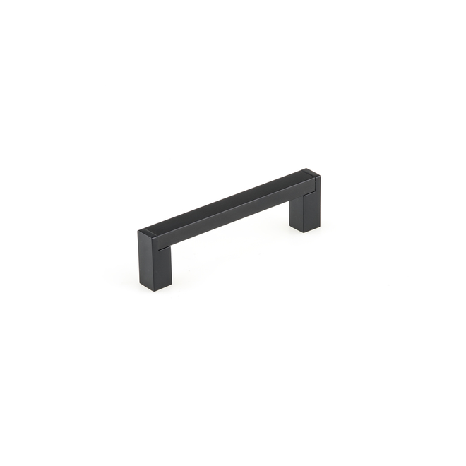 Richelieu 96-mm Cabinet Handle Comptemporary Style in Matte Black Metal