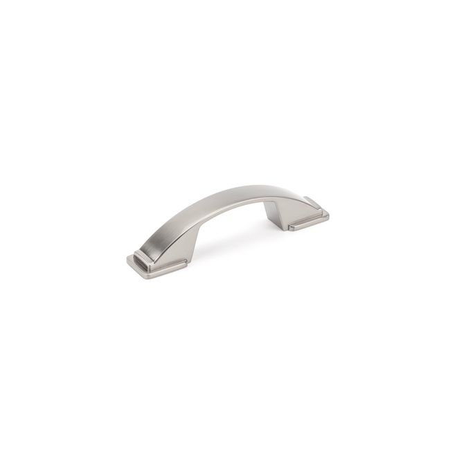 Richelieu Contemporary Cabinet Pull - Metal - 4.33-in - Brushed Nickel