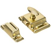 Richelieu Cupboard Latch of 1.25 x 1.88-in in Satin Brass