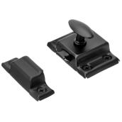 Richelieu Cupboard Latch of 1.25 x 1.88-in in Matte Black