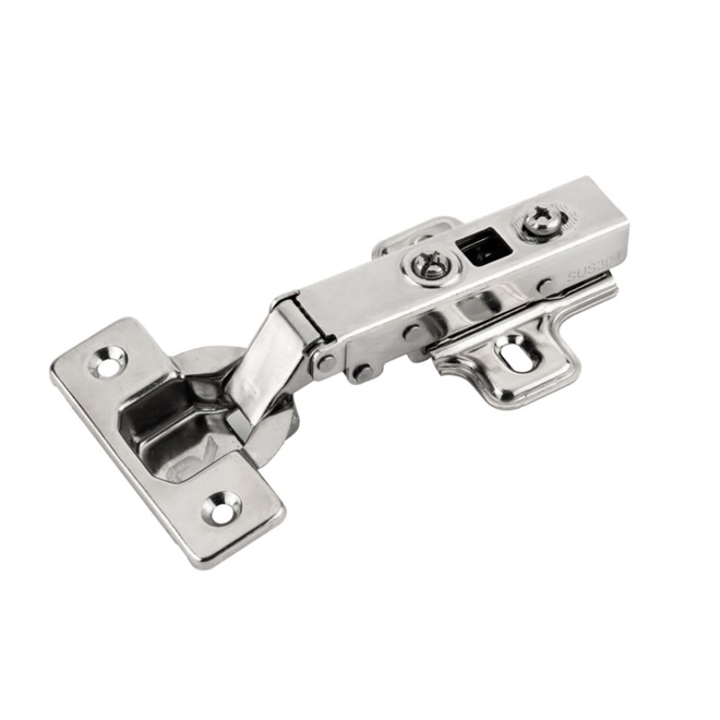 Richelieu Euro Soft-Close Overlay Hinges in Stainless Steel - Pack of 2