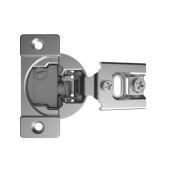 Richelieu RFF Compact Soft-Close 1/2-in Hinges in Silver Steel - Pack of 2