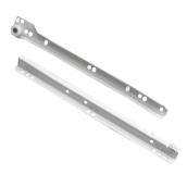 Richelieu Pair of Concealed Steel Slides with Partial Extension of 11.75-in - White