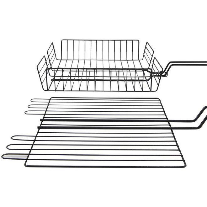 CharBroil Barbecue Grill Steel Basket 24in x 12in 4196587 RONA