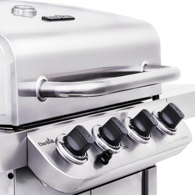 Char Broil 4 Burner Propane Gas Grill with Cabinet