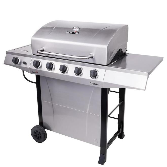 Char-Broil Performance Propane Gas Barbecue - 5 Burners - Silver