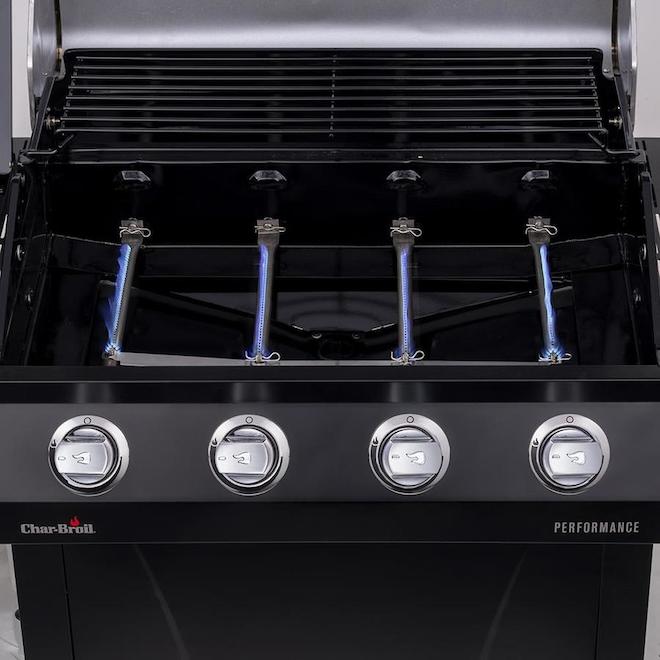 Barbecue Char-Broil Performance gaz propane de 550 po² à 4 brûleurs, noir