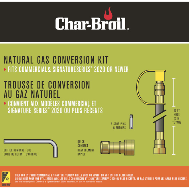 Char Broil Commercial Series Natural Gas Conversion Kit