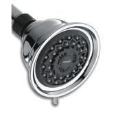 Pomme de douche à montage fixe PowerSpray+ de Waterpik, 3 réglages, fini chrome, 2,5 gal/min