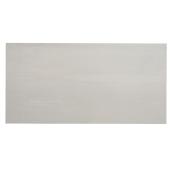 Tuile de porcelaine « La Spezia », 11,8" x 23,6", blanc mat