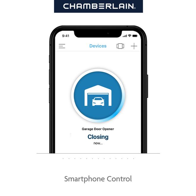 Chamberlain 1 1/4 HP Garage Belt Drive Door Opener Wi-Fi Connected and LED Lighting