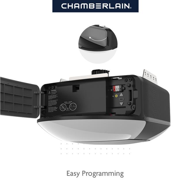 Chamberlain 1 1/4 HP Garage Belt Drive Door Opener Wi-Fi Connected and LED Lighting