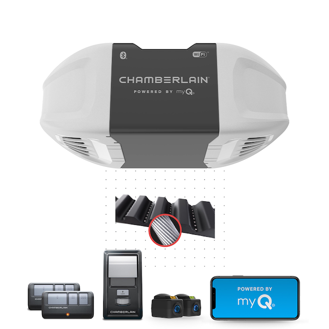 Chamberlain Belt Garage Door Opener - WiFi Control - 3/4 HP