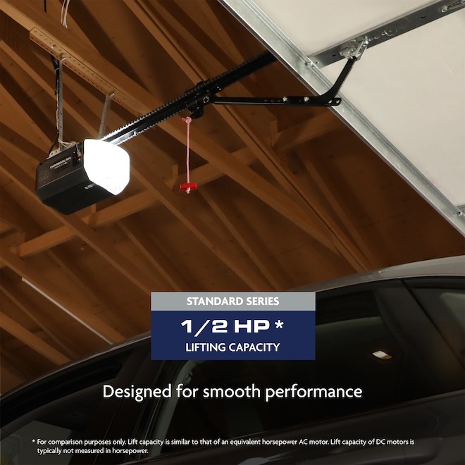 Chamberlain Smart Garage Door Opener 1/2 HP with Chain-Drive