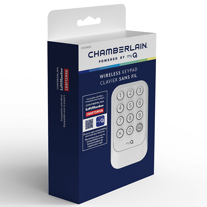 Chamberlain Wireless Keypad for Garage Doors with myQ - White