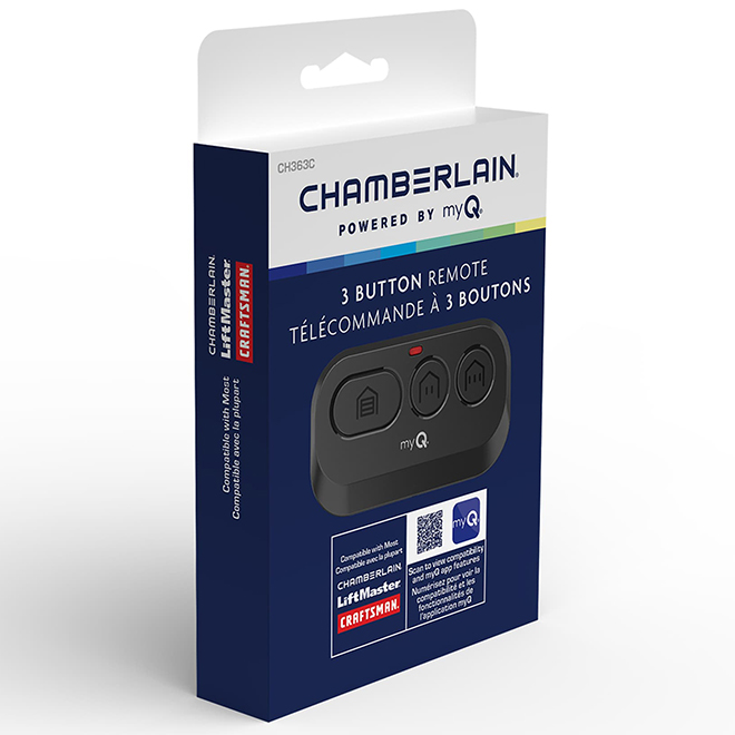 Chamberlain 3-Button Remote with myQ - Black