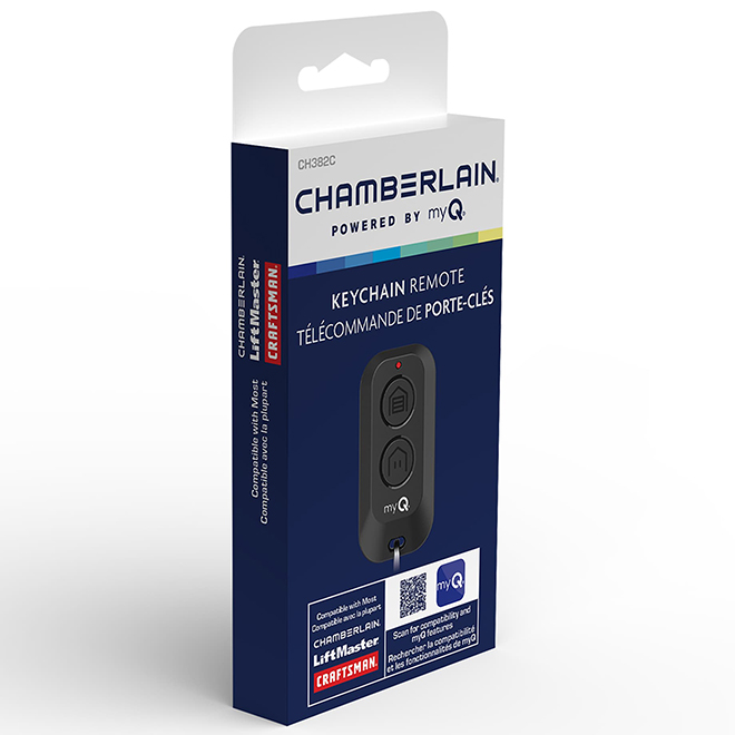 Chamberlain Keychain Remote Control with myQ - Black