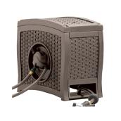 Suncast Touchngo Plastic 125-ft Hideaway Hose Reel Beige