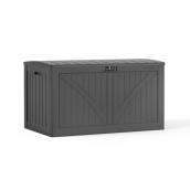 Craftsman Deck Box - Resin 134 Gallons 55-in x 27-in - Grey