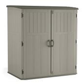 Craftsman Vertical Resin Shed - Grey - 6.46-ft H x 5.79-ft W - 17.5-sq. ft.