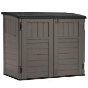 Suncast 4.4 L x 2,7 W x 3.8-ft H Grey Resin Outdoor Horizontal Storage Shed - 34-ft³