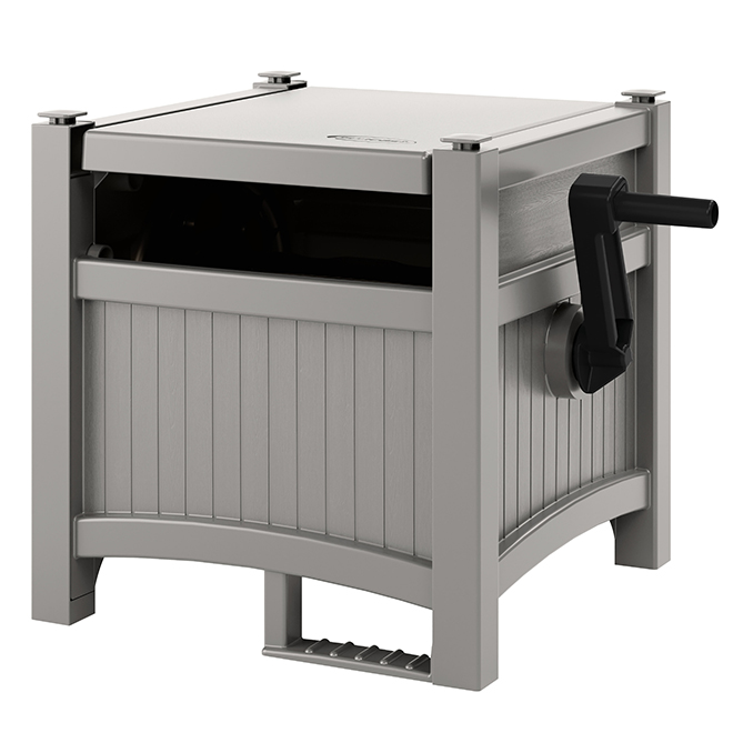 Suncast Hideaway Hose Reel for 100-ft Water Hose - Grey