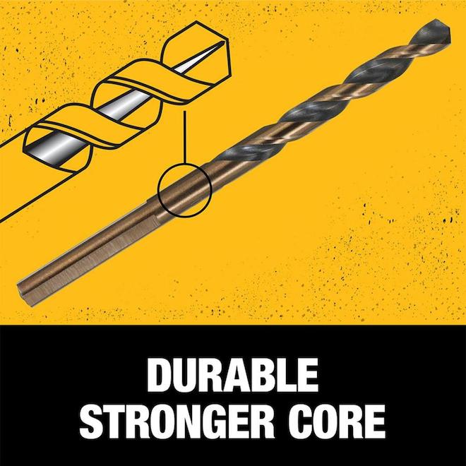 DEWALT 3/32-in Black Oxide Coated Steel Twist Drill Bit - 2-Pack