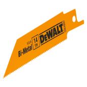 DEWALT Metal Cutting Reciprocating Saw Blades - 4-in L - 14 TPI - 5 Per Pack