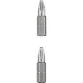 DEWALT Standard Phillips Screwdriver Bit Tip - #2 x 1-in L - Hex Shank - Steel - 2 Per Pack