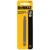 Embout pour tournevis Phillips de DEWALT, no 3 x 3 1/2 po L., tige hexagonale, acier traité thermiquement