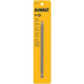 DEWALT Phillips Screwdriver Power Bit Tip - #1 x 6-in L - Hex Shank - Heat-Treated Steel