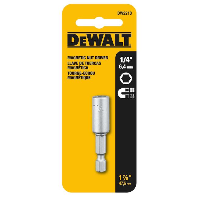 Tournevis à douille Impact Ready de DEWALT, 1 7/8 po x 1/4 po, acier rapide