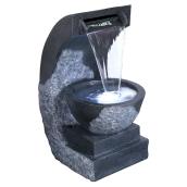 Amani Fountain with LED Lights - Fibreglass - 28"