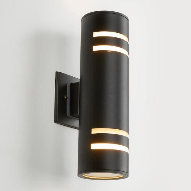 Artika Voltz Outdoor Cylindrical Wall Sconce - LED - Black