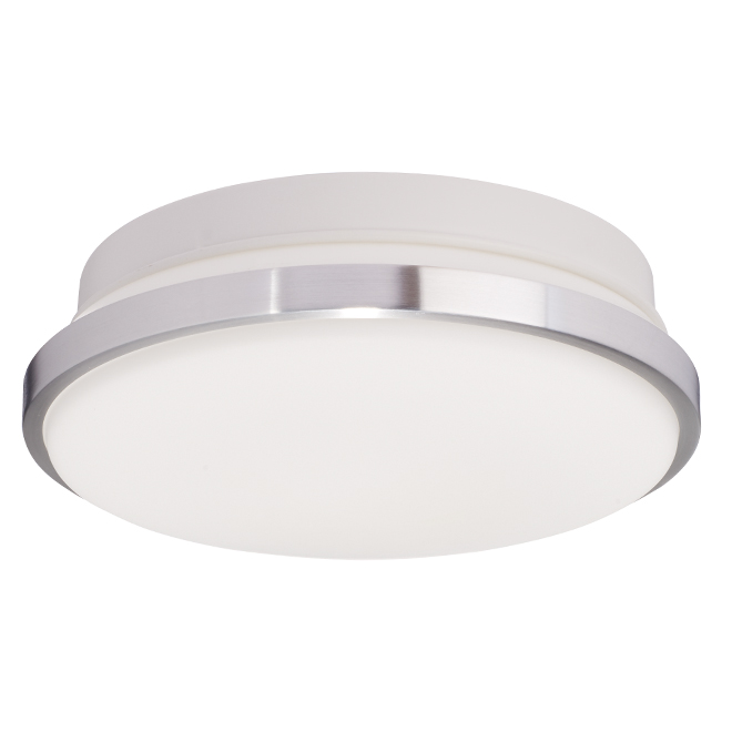 Voltz Flushmount Ceiling Led Light 12 X 4 5 Chrome Amp113