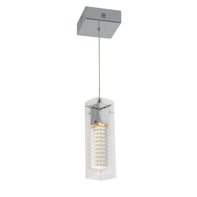 Luminaire suspendu, Hologram, Artika, DEL 7,5 W, chrome