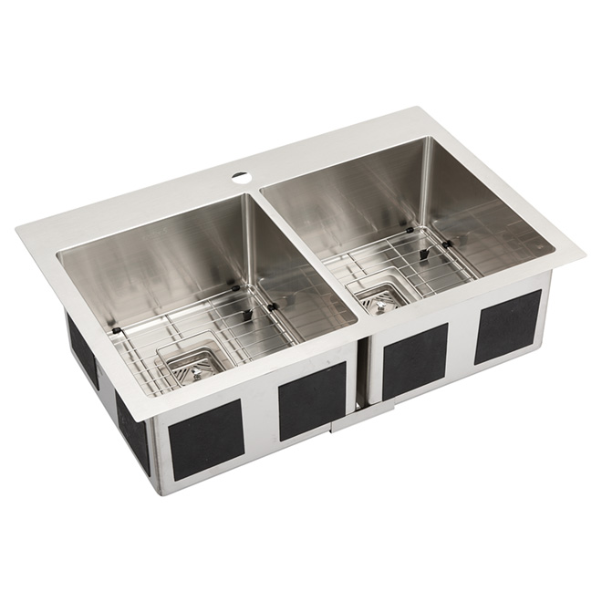 Odyssey Square Kitchen Sink 30 5 X 19 68 Stainless