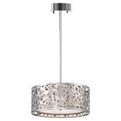 Pendant - 2 Lights - Adjustable Height - Chrome