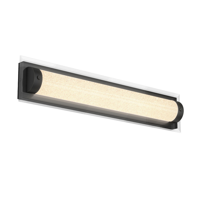 Artika Glitzer 27-in DEL Modern/Contemporary Wall Sconce - Matte Black