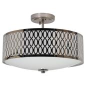 Uberhaus Ceiling Light - Semi-Flush - Chrome - 2-Light