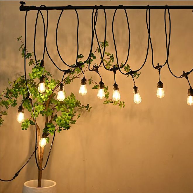 VALU+ Solar LED String Lights 15-ft - Warm White