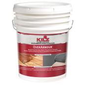 Revêtement pour plancher de bois et de béton OverArmour Kilz, antidérapant, opaque, base foncée, 17,2 L