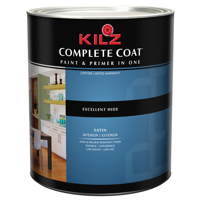 "Complete Coat" Interior/Exterior Paint - Satin