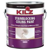 Peinture bloque-taches pour plafond Kilz, latex, 3,79 l, blanc