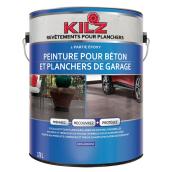 Peinture pour béton et plancher de garage Kilz, 3,79 l, gris ardoise