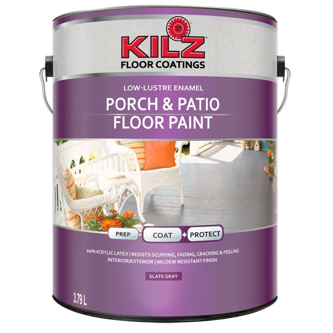 Kilz Porch Patio Floor Paint L573701c, Porch And Patio Floor Paint