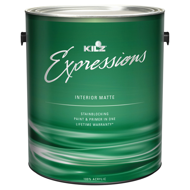 KILZ Interior Latex Paint and Primer Matte Finish E512301C RONA
