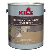 Revêtement décoratif pour béton Kilz, beige, antidérapant, intérieur/extérieur, 3,79 L