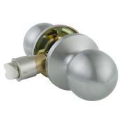 RONA Bolae Passage Door Knob and Rosette without Lock - Stainless Steel